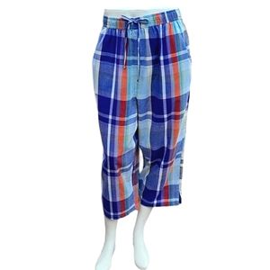 Vintage Women's Capris with Drawstring Waist